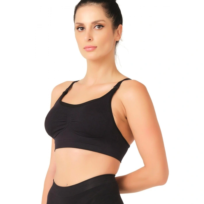 SİYAH MI Emay 5320 Agraflı Emzirme Sütyen