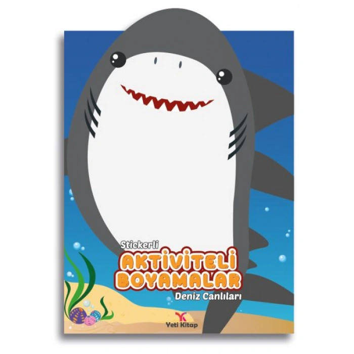 Kitap: Stickerli Aktivite ve Boyamalar Deniz Canlıları