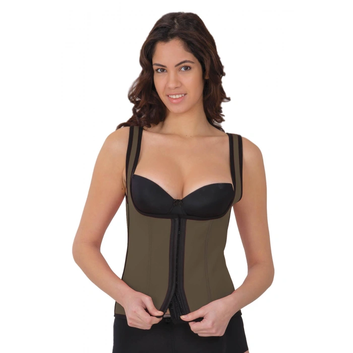 TEN MI 9173 Agraflı Göğsü Açık Atlet Korse