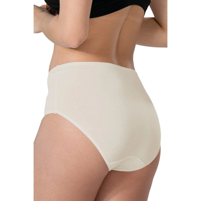 TEN MI Emay 1445 Modal Cotton Yüksekbel Dantelli Külot