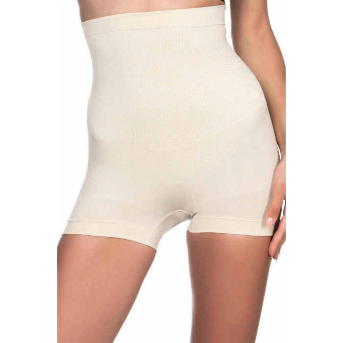 TEN MI Emay 2055 Yüksek Bel Masajlı Boxer Korse