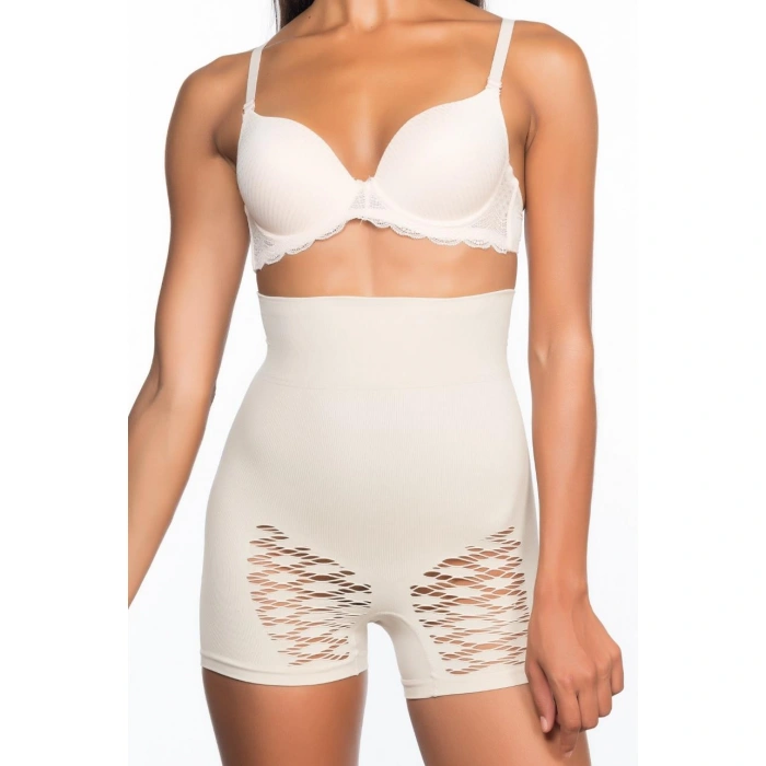 TEN MI Emay 2064 Popo Açık Fantezi Boxer Korse