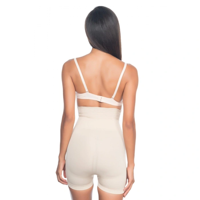 TEN MI Emay 2075 Yüksek Bel Desenli Double Kısa Paça Korse