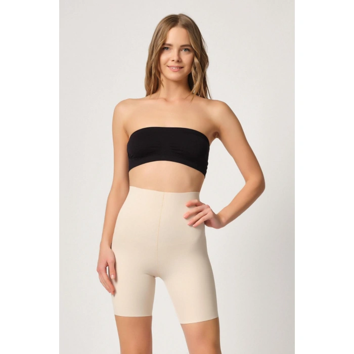 TEN MI Emay 2707 Lazer Yüksek Bel Paçalı Hayalet Korse