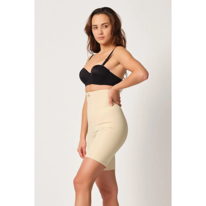 TEN MI Emay 2814 Double Yüksek Bel Boxer Lazer Korse