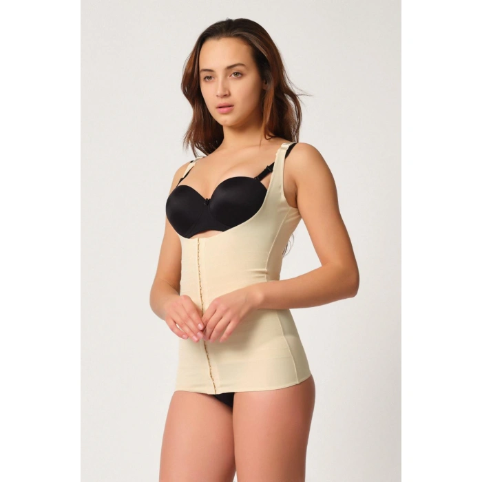 TEN MI Emay 2916 Karyoka Destekli Agraflı Atlet Korse