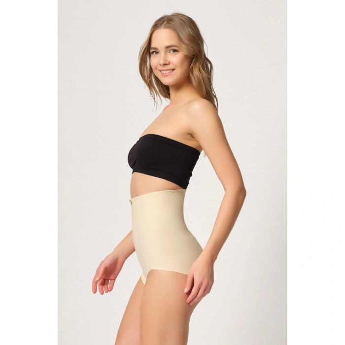 TEN MI Emay 2920 Yüksek Bel Karın Desteklı Slip Lazer Korse