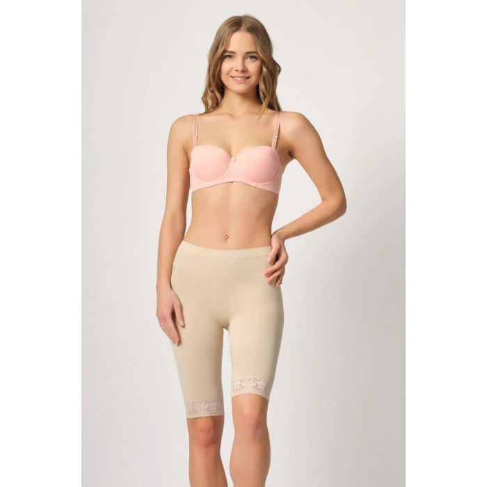 TEN MI Emay 3004 Soft Uzun Paça Dantel Boxer