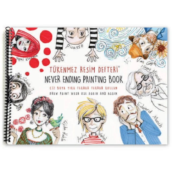 Kitap: Tükenmez Resim Defteri--3 25x35cm