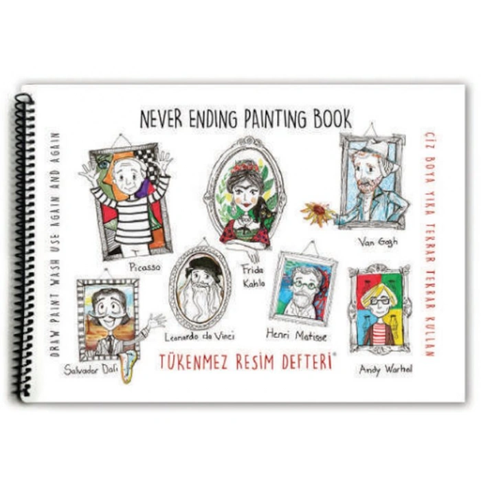 Kitap: Tükenmez Resim Defteri -4 25x35cm