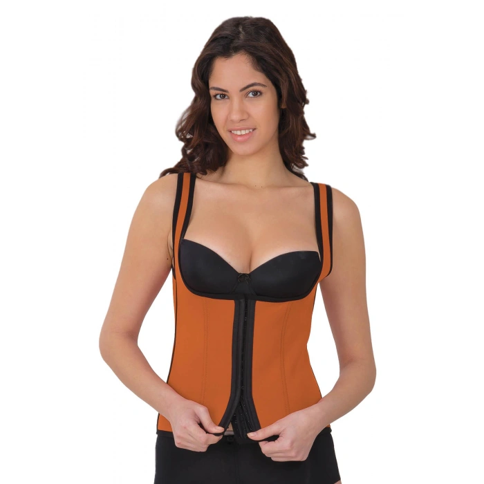 TURUNCU MI 9173 Agraflı Göğsü Açık Atlet Korse