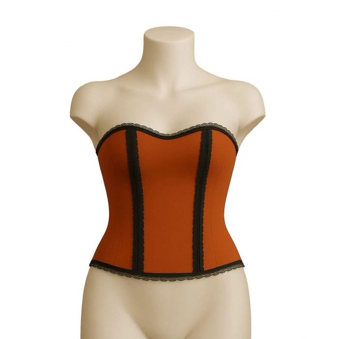 TURUNCU MI Emay 9155 F Fırfırlı Terletici Büstiyer