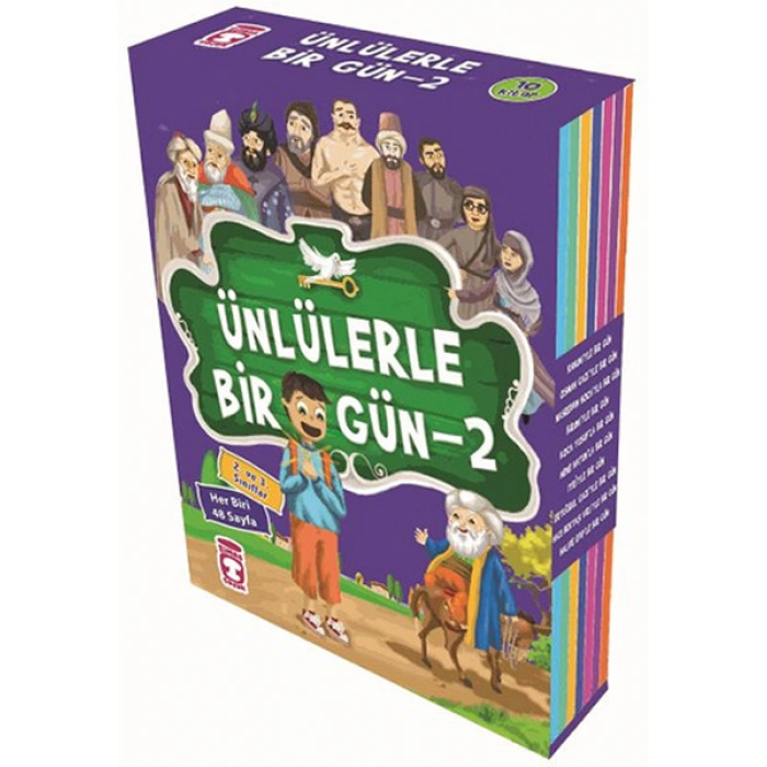 Kitap: Ünlülerle Bir Gün 2 Seti - 10 Kitap Takım