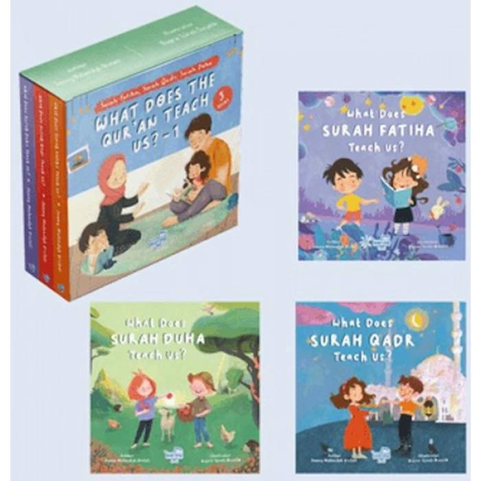 Kitap: What Does The Qur’an Teach Us?-1 İngilizce Mini Meal Seti 1 (3 Kitap)