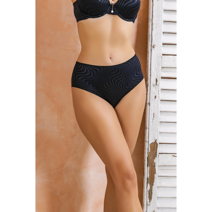 YÜKSEK BEL SLİP KÜLOT SİYAH (MGP22071)