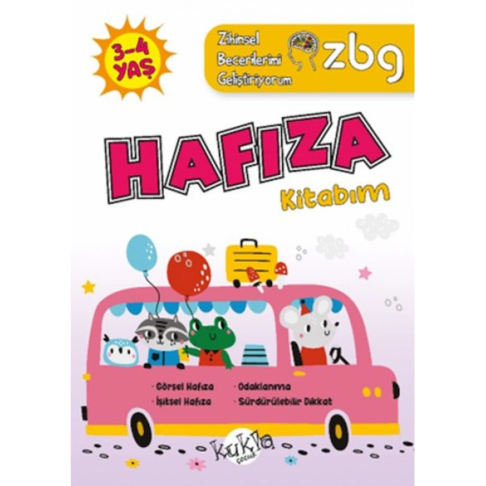 Kitap: ZBG 3-4 Yaş Hafıza Kitabım