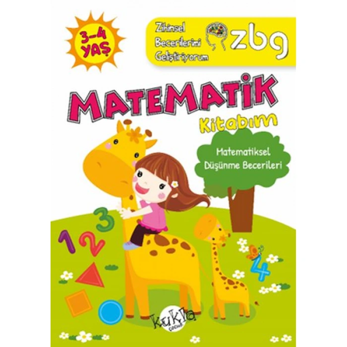 Kitap: ZBG 3-4 Yaş Matematik Kitabım
