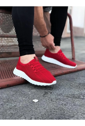 Kırmızı Erkek Spor Ayakkabı