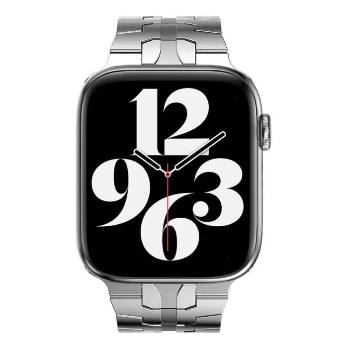 Apple Watch 46mm 10.Nesil Metal Snake Kordon - KRD-63 ile Tarzınızı Yansıtın