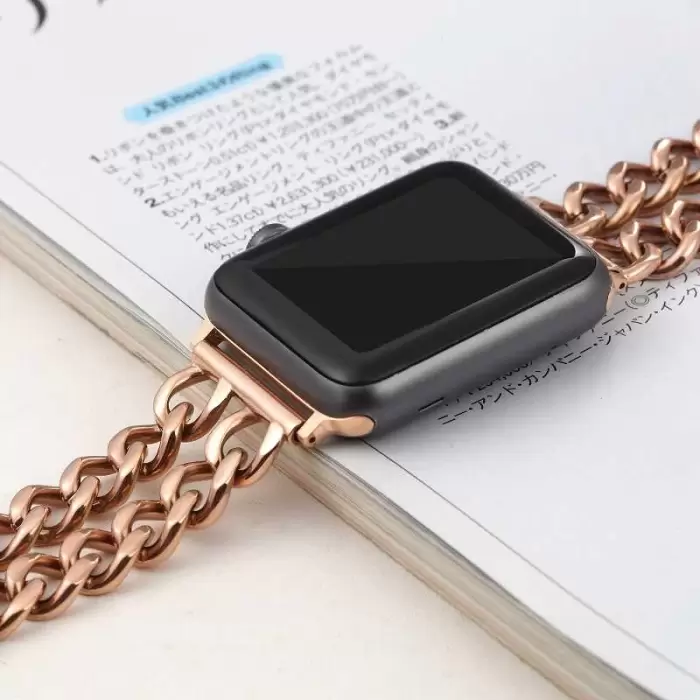 ​​​Apple Watch Ultra 49mm Kordon Cowboy Metal Strap Kayış