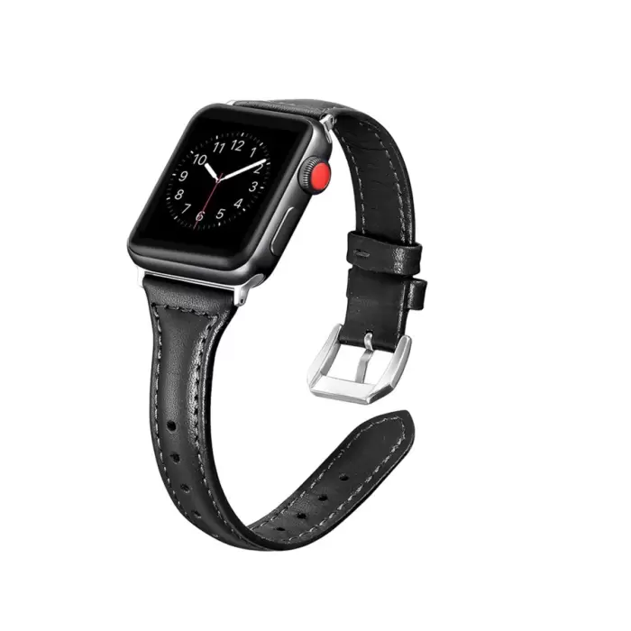 ​​​Apple Watch Ultra 49mm Kordon KRD-28 Deri Strap Kayış