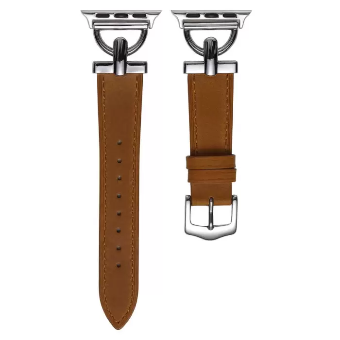 ​​​Apple Watch Ultra 49mm Kordon KRD-53 Deri Strap Kayış