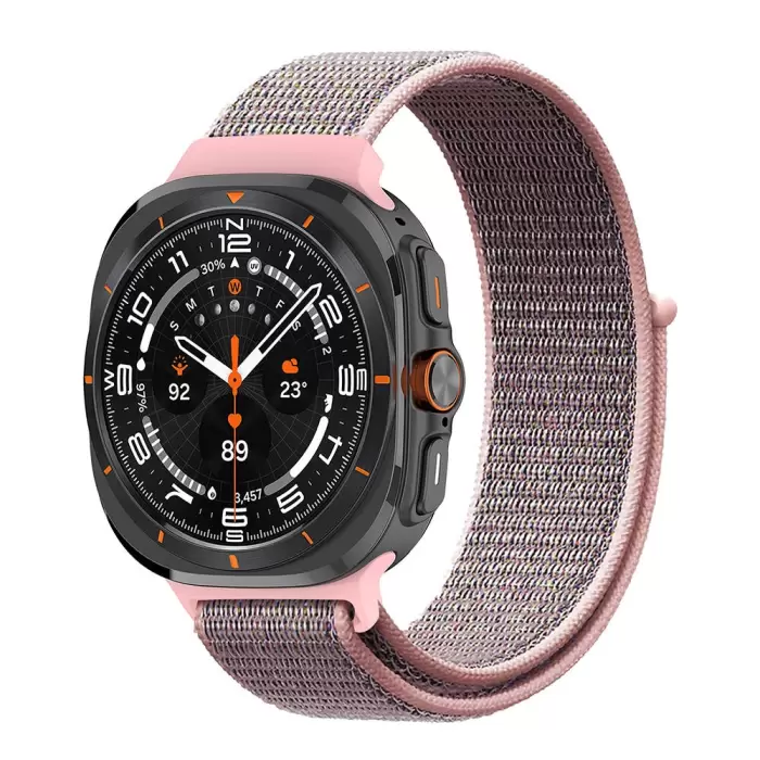 Samsung Galaxy Watch Ultra 47mm Krd-03 Hasır Kordon Yüksek Kalite Kayış