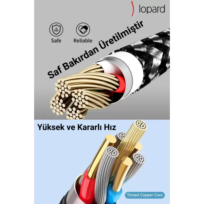 100W iPhone Şarj Kablosu 3in1 LED li Samsung Huawei Xiaomi Type-C Sağlam Hızlı Şarj Data USB Kablosu Koruyucu Silikonlu Kopmayan Halat Örgülü Model