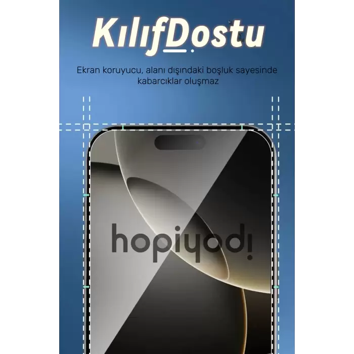 3 Adet iPhone 16 Plus Nano Ekran Koruyucu Kılıf Dostu Micro Temperli Kırılmaz Cam Ince Esnek