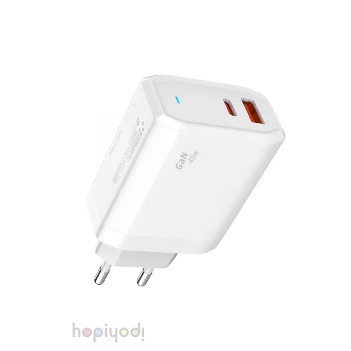 45w Şarj Cihazı Hızlı Şarj Aleti Pd Qc3.0 Type-c Pd Usb Şarj Port Şarj Adaptörü