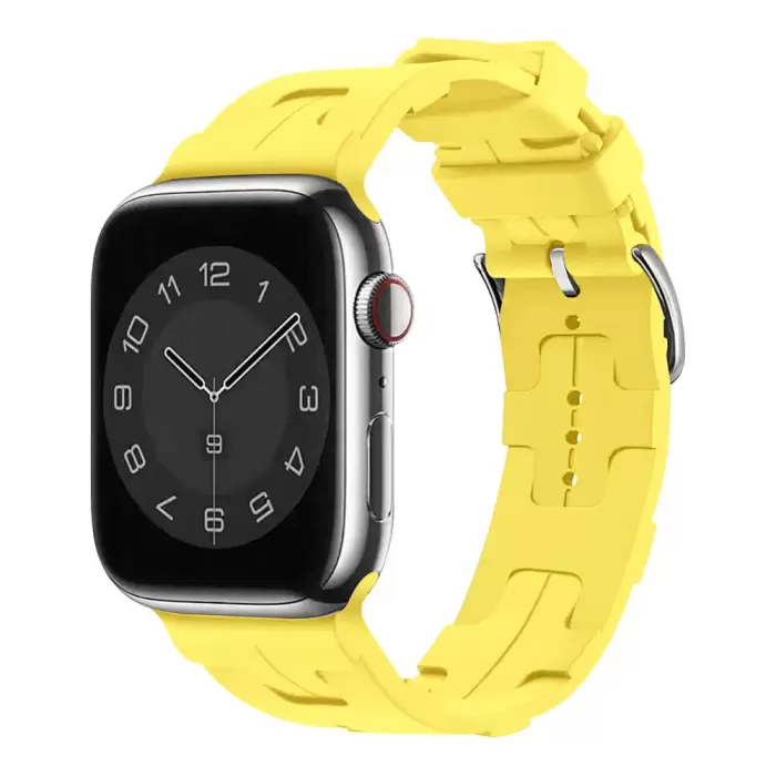 Apple Watch 42mm 10.Nesil KRD-92 Silikon Kordon