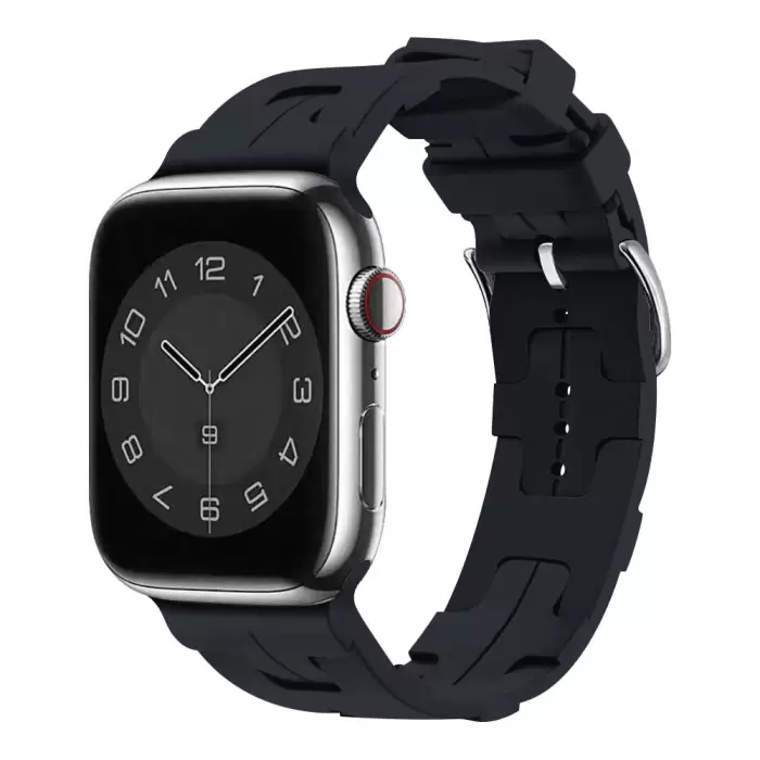 Apple Watch 42mm 10.Nesil KRD-92 Silikon Kordon