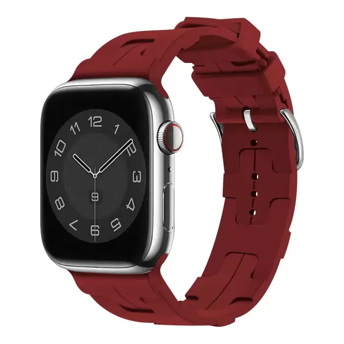 Apple Watch 42mm 10.Nesil KRD-92 Silikon Kordon