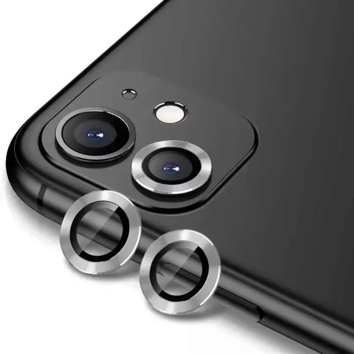 iPhone 12  CL-12 Premium Safir Parmak İzi Bırakmayan Anti-Reflective Lens Koruma Parlak Renkli Kamera Koruyucu CL-08