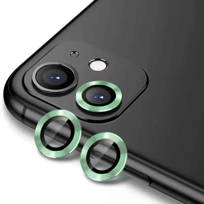 iPhone 12 Mini  CL-12 Premium Safir Parmak İzi Bırakmayan Anti-Reflective Lens Koruma Parlak Renkli Kamera Koruyucu CL-08