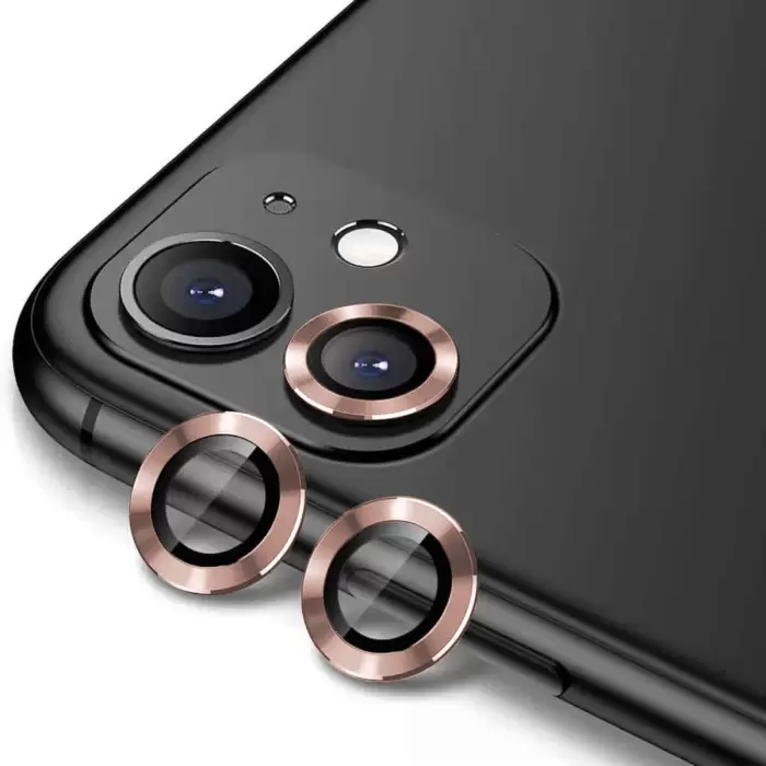 Apple iPhone 11  CL-12 Premium Safir Parmak İzi Bırakmayan Anti-Reflective Lens Koruma Parlak Renkli Kamera Koruyucu CL-08