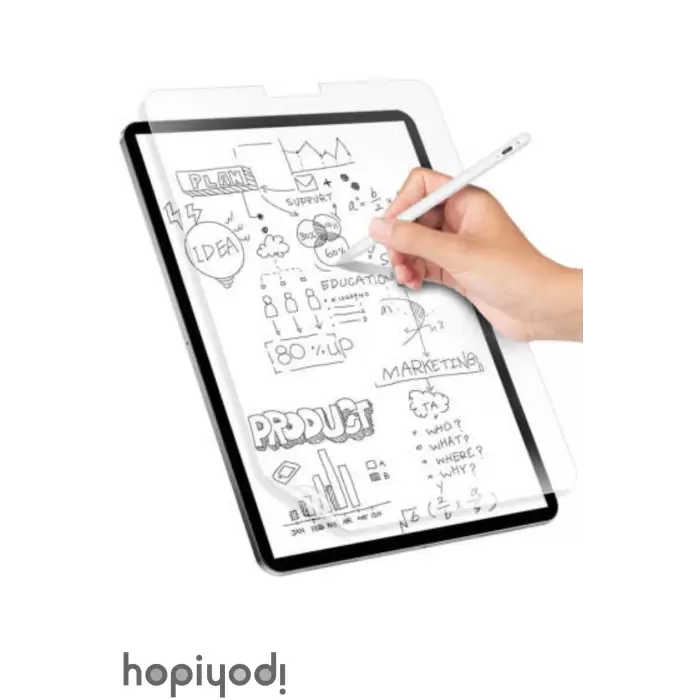 Apple iPad Pro 13 2024 Uyumlu Paper Like Ekran Koruyucu Kağıt Hissi Mat Pencil Uyumu