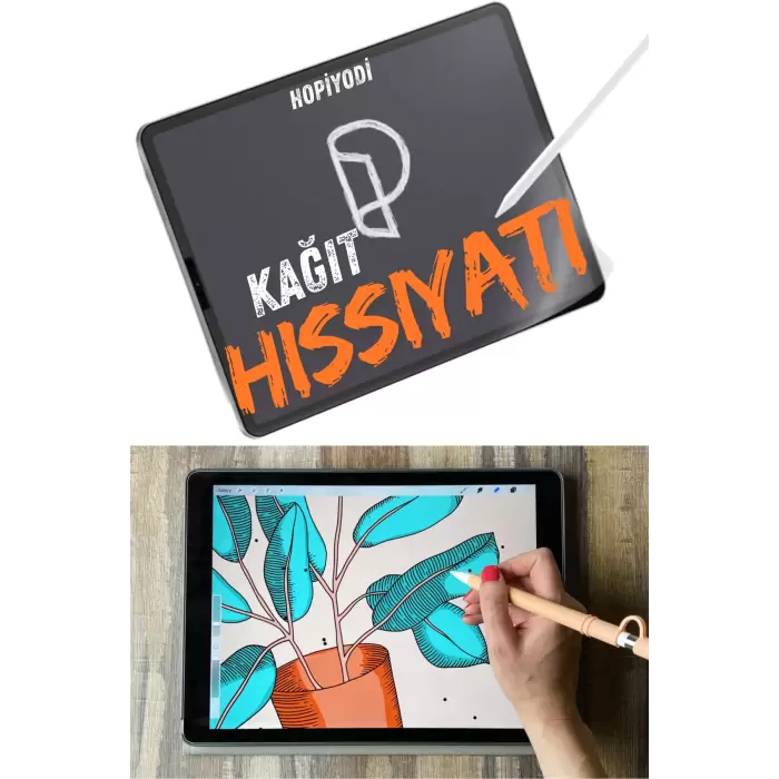 Apple iPad Air 11 2024 Uyumlu Paper Like Ekran Koruyucu Kağıt Hissi Mat Pencil Uyumu