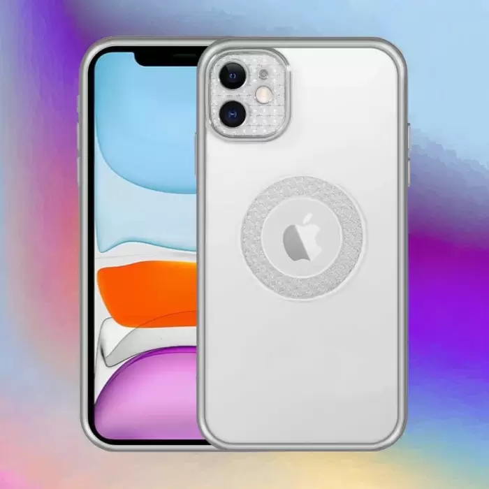 iPhone 11 Kılıf Kamera Korumalı Logo Gösteren Yumuşak Butonlu Esta Kapak