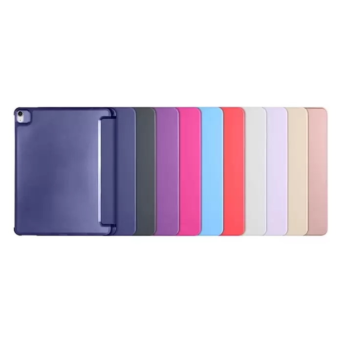 Apple İpad Pro 12.9 2020 (4.nesil)  Smart Cover Kalem Bölmeli Standlı 1-1 Kılıf