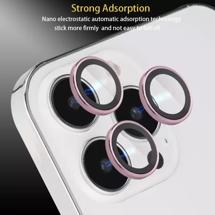 iPhone 16 Plus Lens Kamera Koruyucu Premium Safir Parmak İzi Bırakmayan CL-12