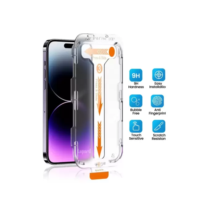 Apple İphone 16 Plus  Kolay Uygulama Aparatlı 5d Magic Privacy Glass Hayalet Cam Ekran