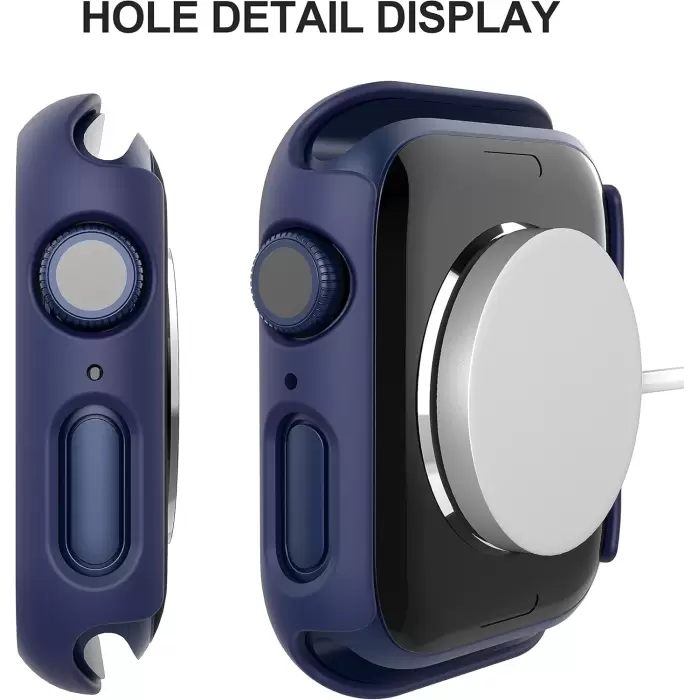 Apple Watch 10 Serisi 46mm Sert PC Kasa ve Ekran Koruyucu Gard 35