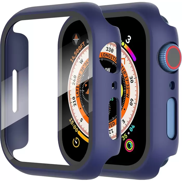 Apple Watch 10 Serisi 46mm Sert PC Kasa ve Ekran Koruyucu Gard 35