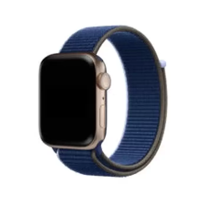 Apple Watch Seri 10 Hasır Örgü İşlemeli Kordon 46mm Uyumlu - Band-03