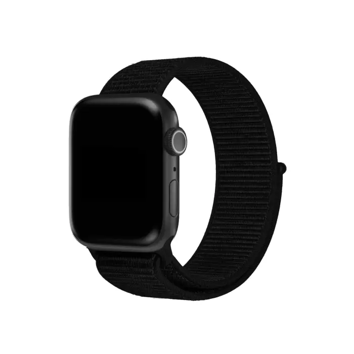 Apple Watch 46mm Naylon Örgü Hasır Kordon KRD-91