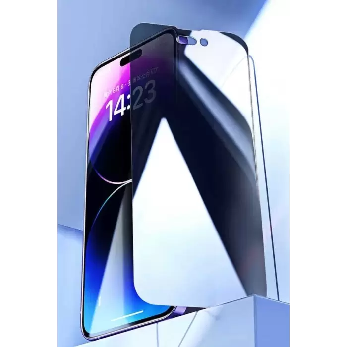 Apple İphone 16 Pro Kenarları Kapatan 4 Kademe Hayalet Ekran Cam Koruyucu Kor