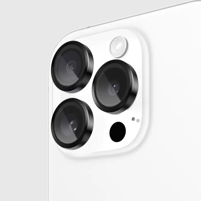 Apple İphone 16 Pro Max Lens Koruma Parlak Yüksek Çözünürlüklü Kamera Koruyucu CL-18