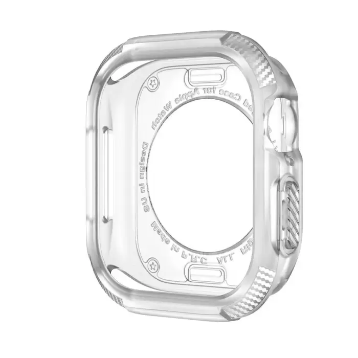 Apple Watch 10 42mm Silikon Tpu Kasa Koruyucu Ön Arka Koruma Gard 17