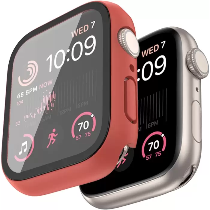 Apple Watch Serisi 10 42mm Sert PC Kasa ve Ekran Koruyucu Gard 35